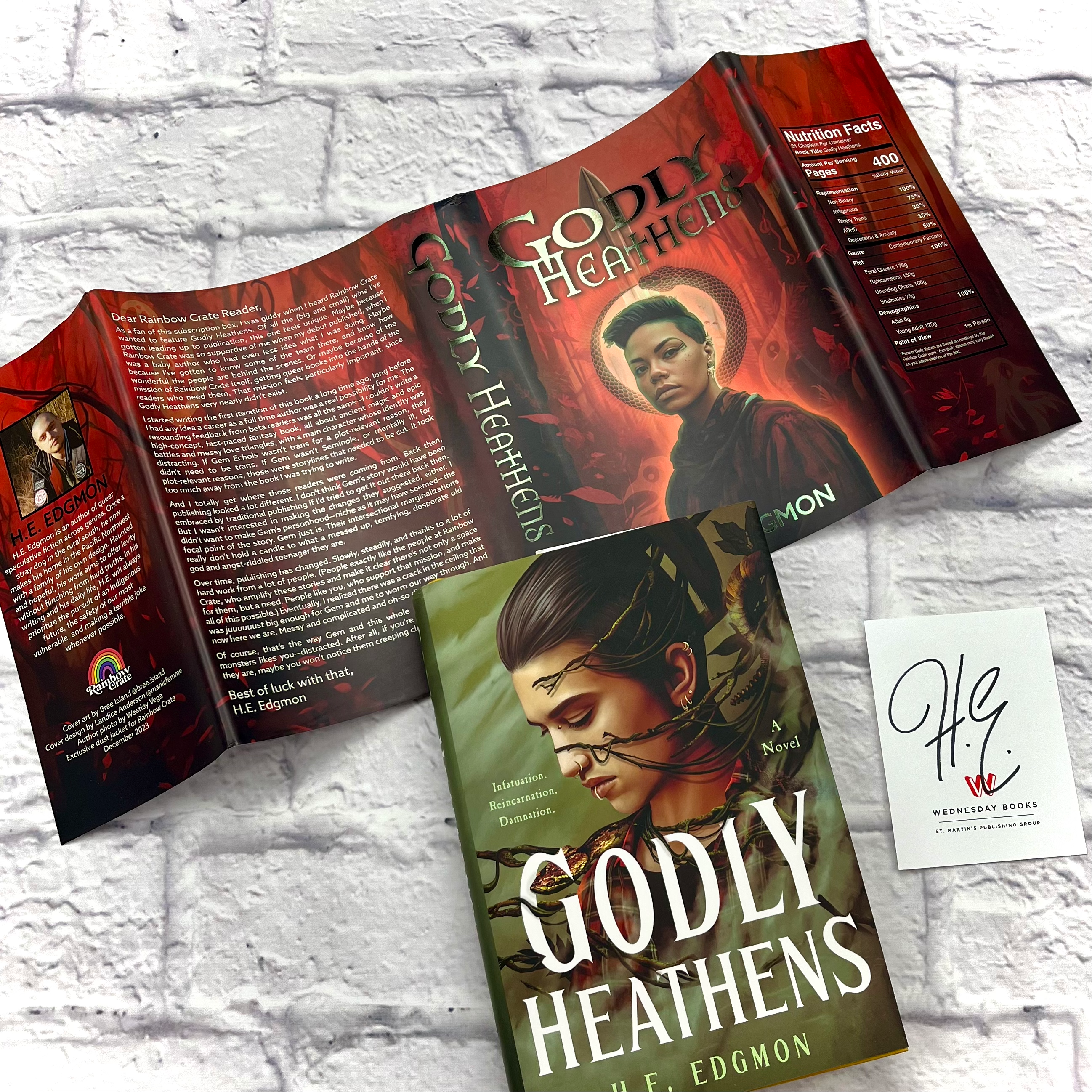Godly Heathens by H.E. Edgmon – rainbowcratebookbox