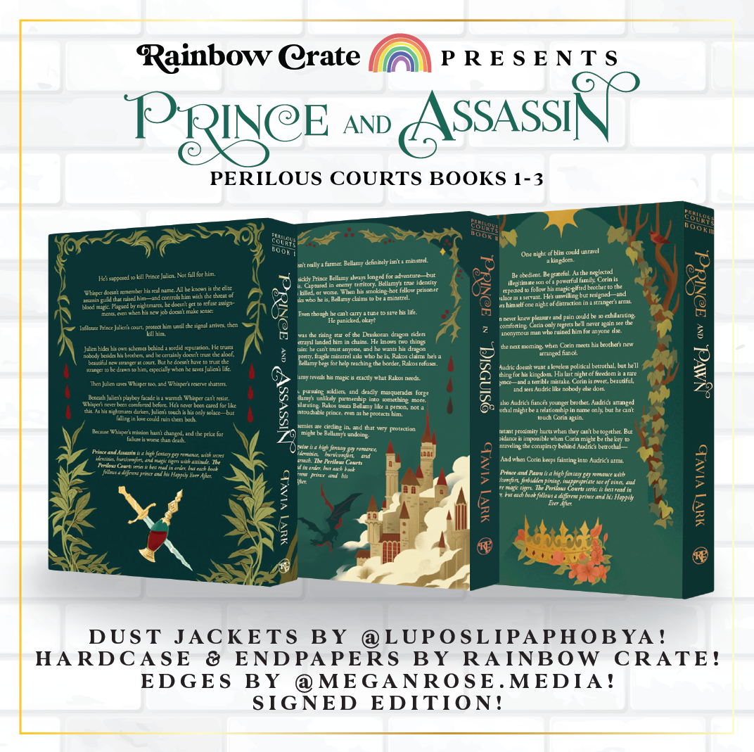 "Prince and Assassin", "Prince in Disguise", and "Prince and Pawn" by Tavia Lark