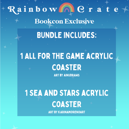 All for the Game and Sea and Stars coaster bundle