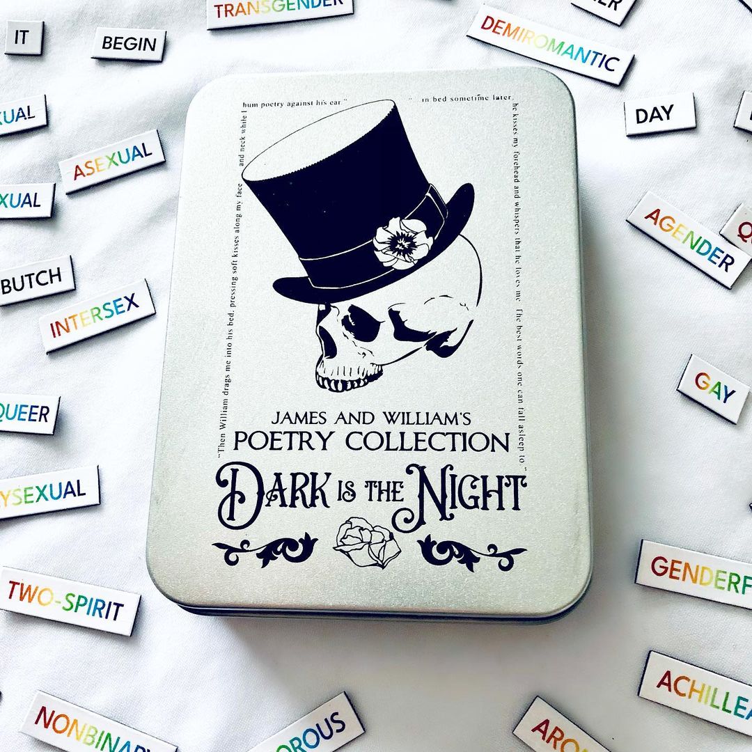 Dark as the Night poetry set