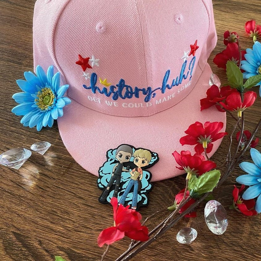 Our RWRB hat and TRC magnet as described above.