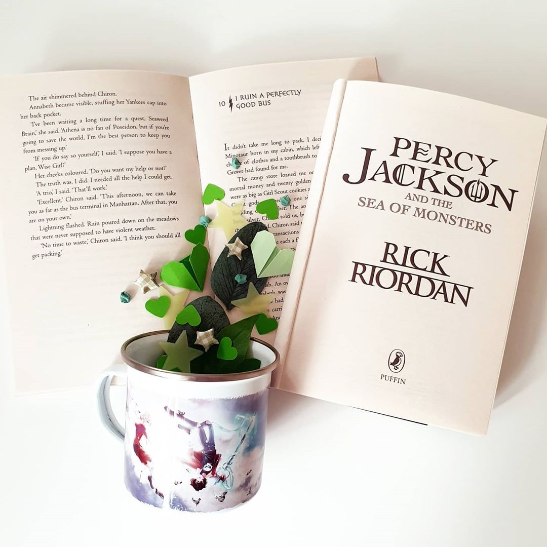 Our Percy Jackson camp mug as described above.