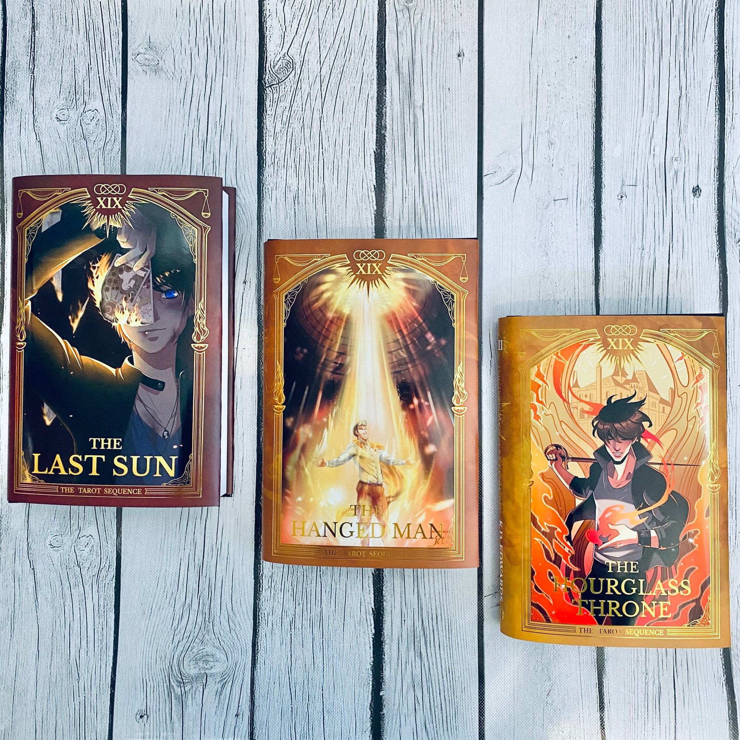 The Tarot Sequence 1-3 Rainbow Crate Dust Jackets ONLY